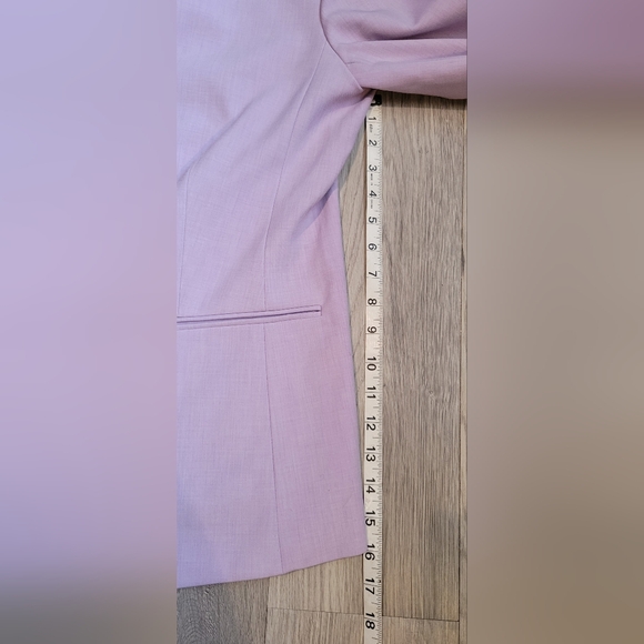 Ann Taylor Lavender Violet Lilac Cutaway Blazer Jacket, Women's 6T - Picture 9 of 16
